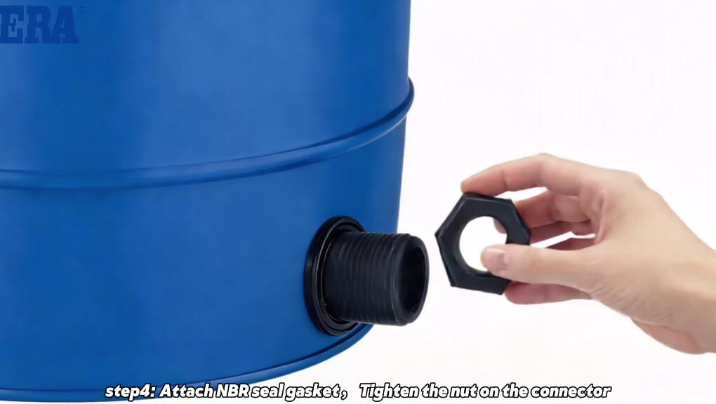 Step 4 Attach NBR Seal gasket Étape 4 Fixez le joint d’étanchéité NBR