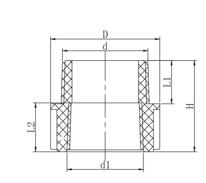 RACCORDS À COMPRESSION PP RÉDUCTEUR MÂLE ET FEMELLE