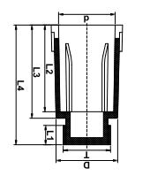 Capuchon de test (matériau ABS)