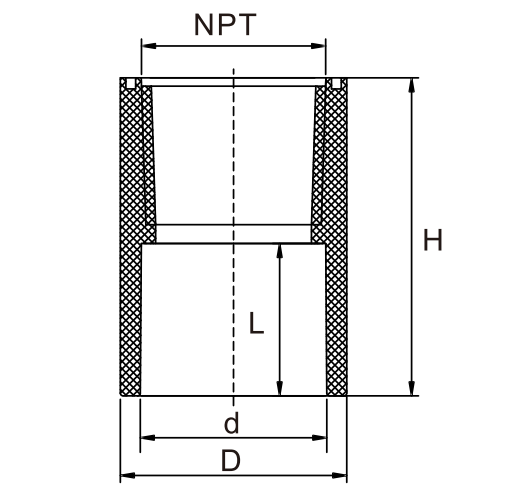 Adaptateur femelle