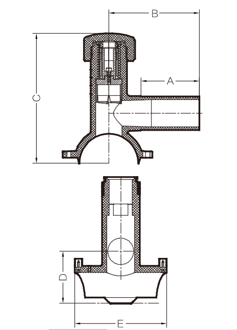 TÉ DE TARAUDAGE PAR ÉLECTROFUSION HDPE