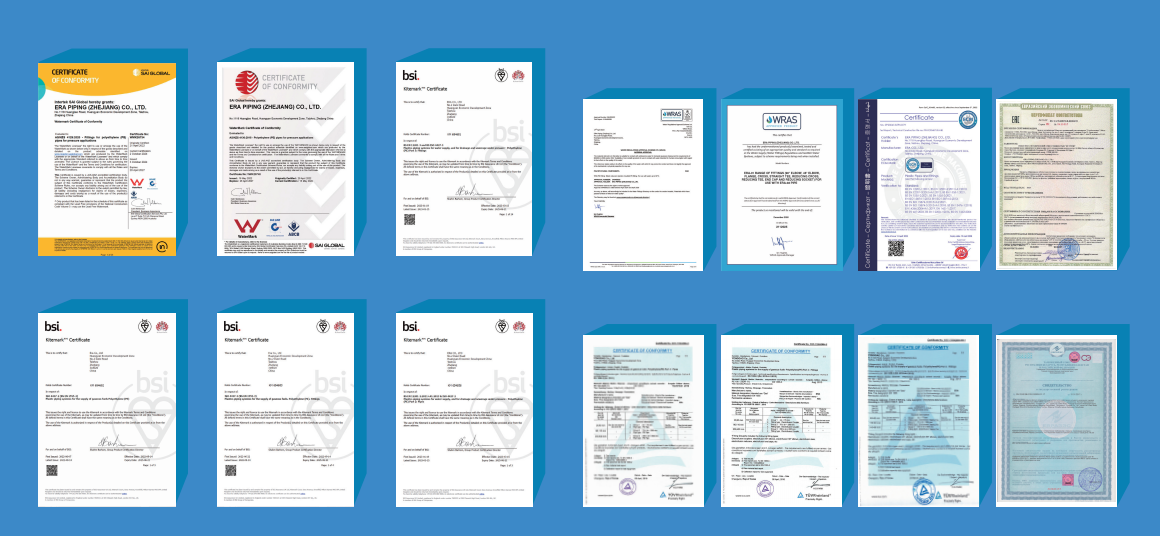 certificats internationaux pour HDPE