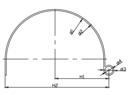 RWGS001 GOUTTIÈRE DE PLUIE