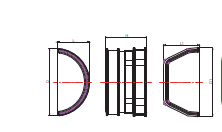 RGUK06 ADAPTATEUR GOUTTIÈRE CARRÉ/ROND