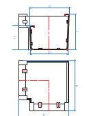 RGA004R CONNECTEUR À ANGLE DROIT