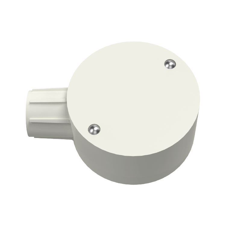 Boîte circulaire électrique isolante à sens unique en PVC-U