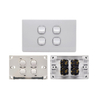 Interrupteur mural à 4 gangs