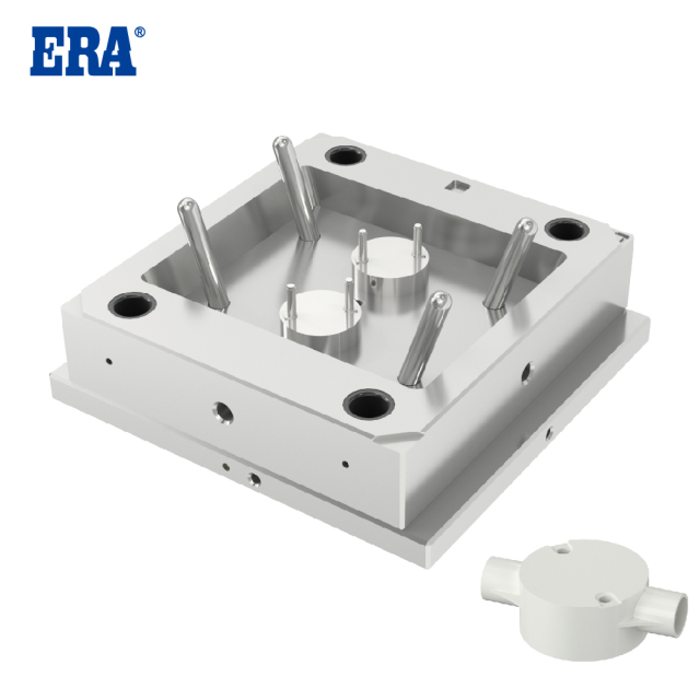 Moule à boîte circulaire à 2 voies