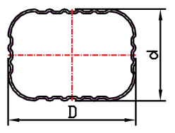 RWGA006 TUYAU RECTANGULAIRE