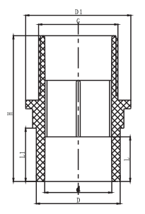 RACCORD À BRIDE PVC PN10 MF