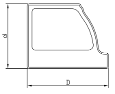 RWGA005-2 EMBOUT DROIT