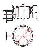 BOÎTE DE JONCTION DE CONDUIT 1 VOIE