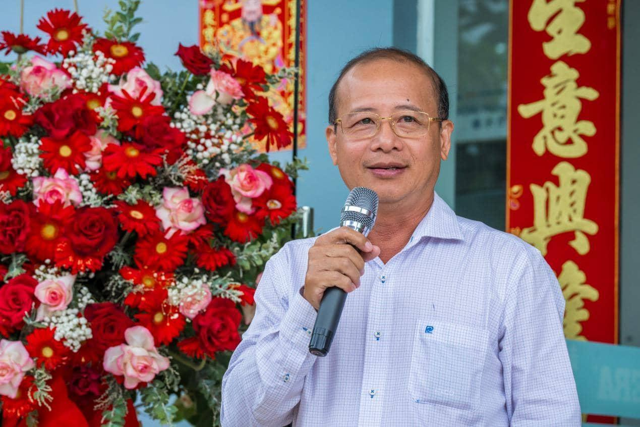 Discours de Nguyen Tien Thiet, directeur adjoint du parc industriel ERA Vietnam Tan To