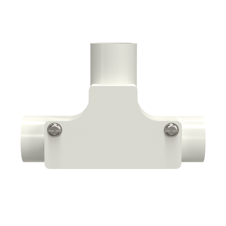 Té d'inspection électrique isolant en PVC-U