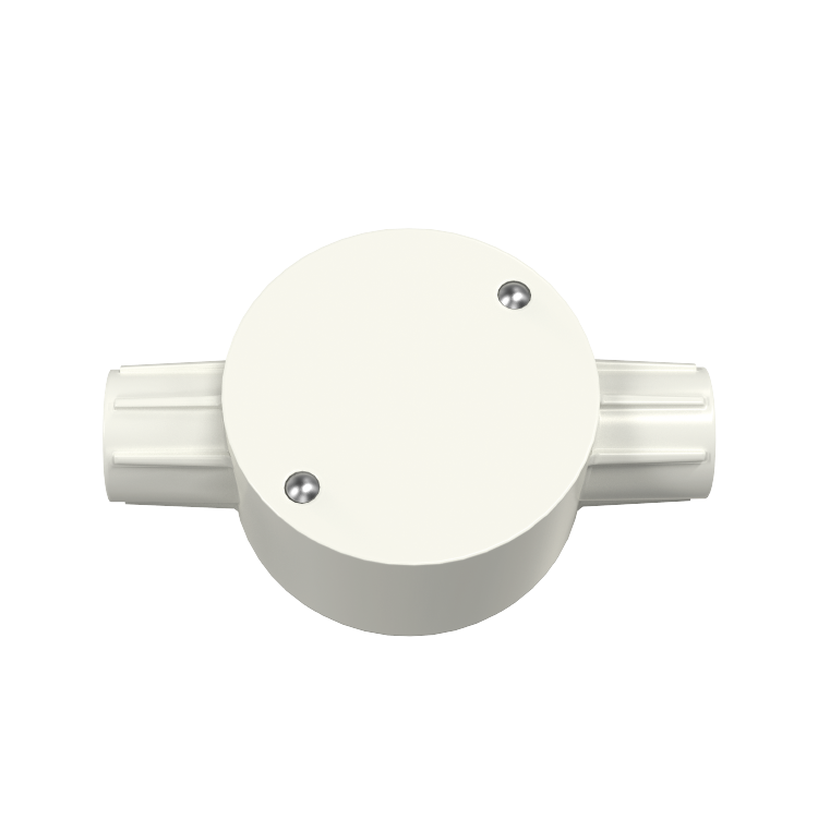 Boîte circulaire électrique bidirectionnelle isolante PVC-U