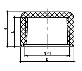 Prise femelle PVC SCH40