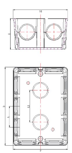 CHE007 BOITE ADAPTABLE CONDUIT