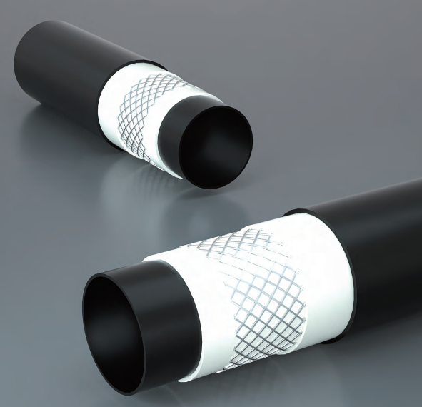 Tuyaux composites renforcés en fil d'acier HDPE