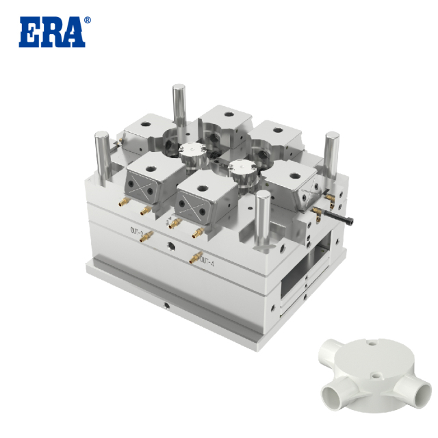 Moule à boîte circulaire à 3 voies