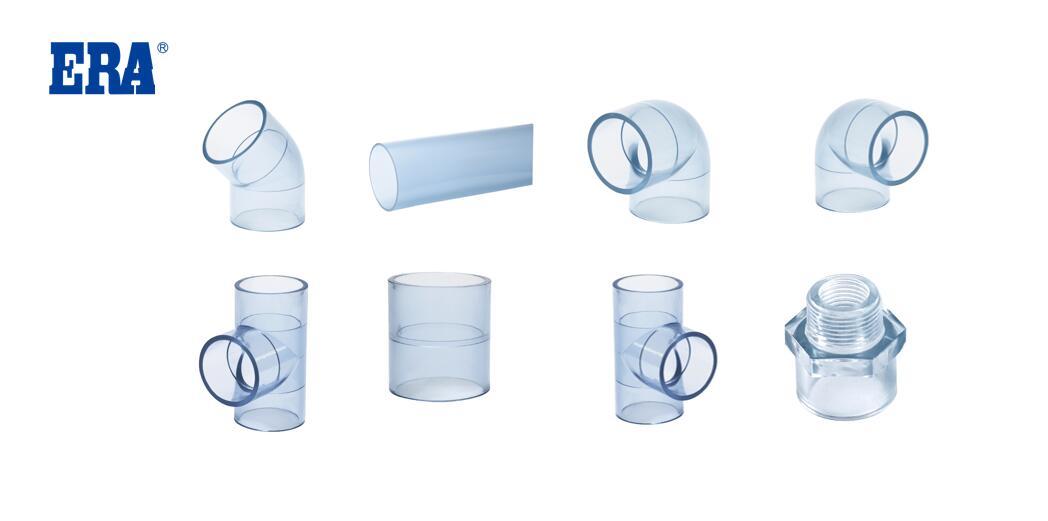 raccords de tuyaux transparents en PVC