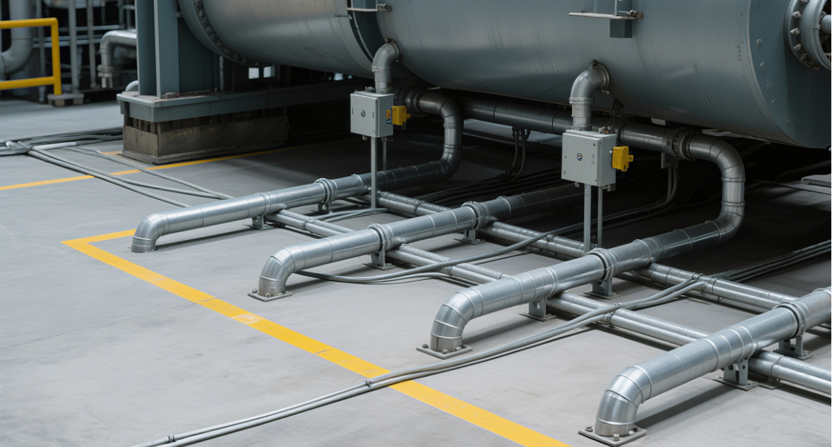 raccords de conduits des industries