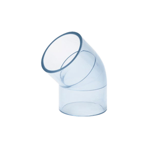 Coude 45° Transparent