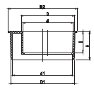 BAGUE RÉDUCTRICE EN PVC ASTM D2665