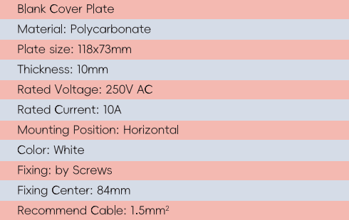 Plaque de couverture vierge GYS07 