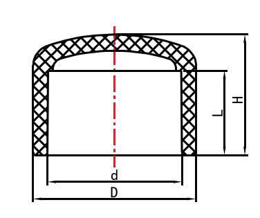 AUS016 BOUCHON D'EXTRÉMITÉ
