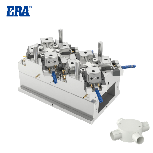 Moule à boîte circulaire à 4 voies