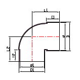 RWGB011 Déviateur 90°