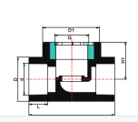 VANNE D'ARRÊT PVC SCH80 TYPE II