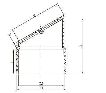 VALVE À VOLET PVC DWV
