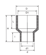 RACCORD RÉDUCTEUR PVC PN10
