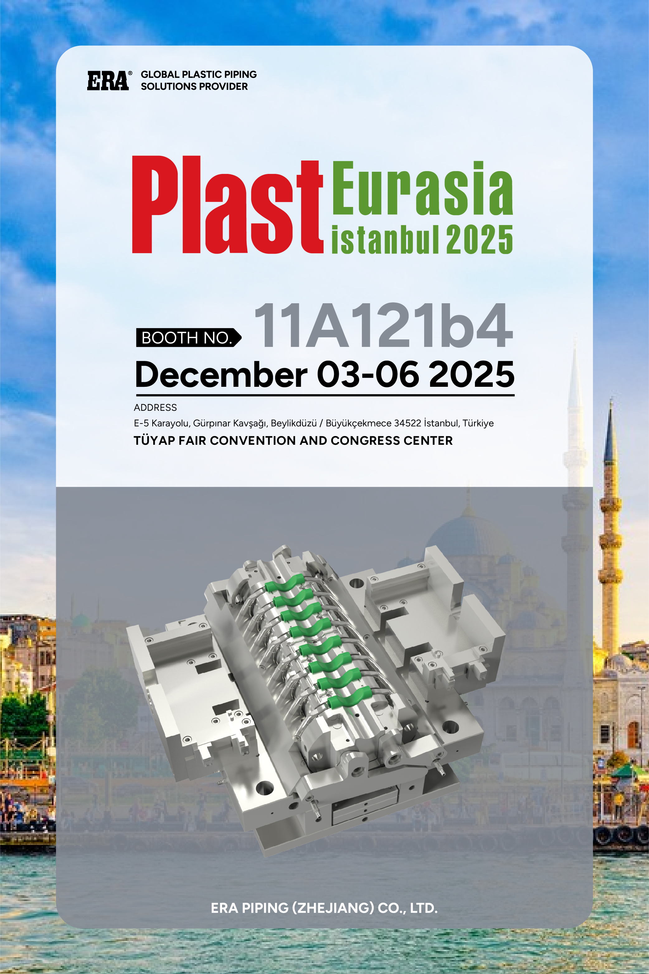 ERA-Pipe-Raccords-Moules-PLAST-EURASIA-Stand 2025