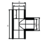 TÉ FEMELLE PVC SCH80