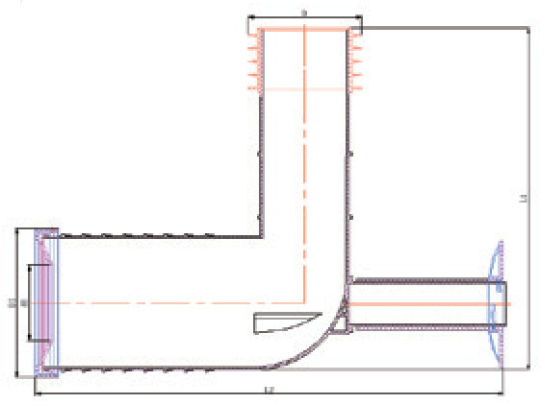 CONNECTEUR PAN COUDE ÉTENDU
