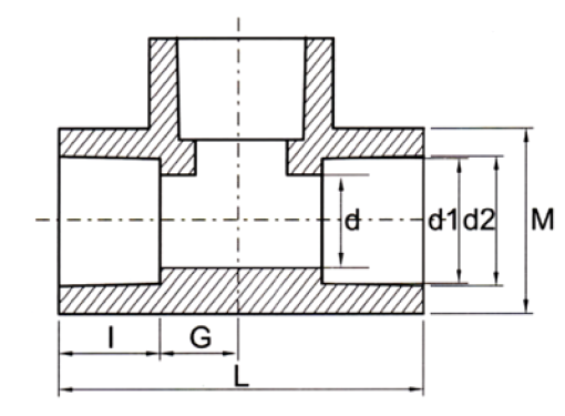 TEE DROIT UPVC Transparent2