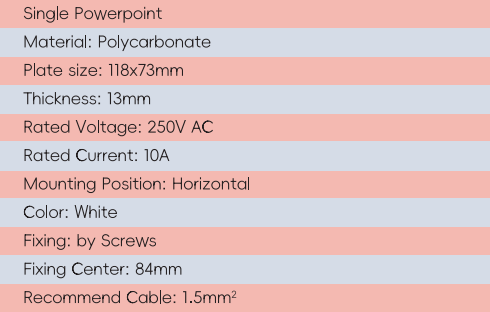 GYP01 Prise Powerpoint simple + prise unique