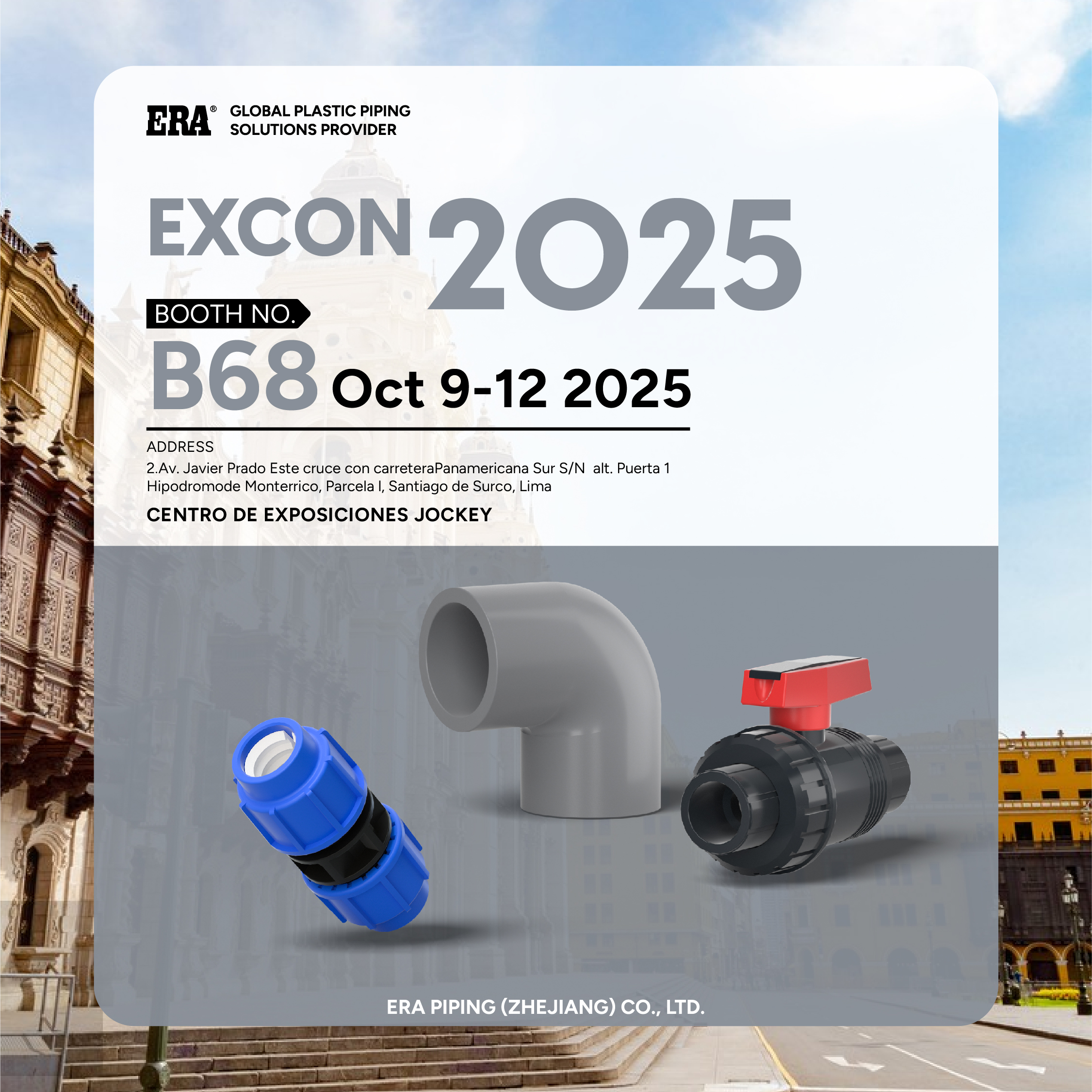 Raccords de tuyaux en PVC ExCON2025