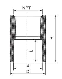 Adaptateur femelle PVC SCH40