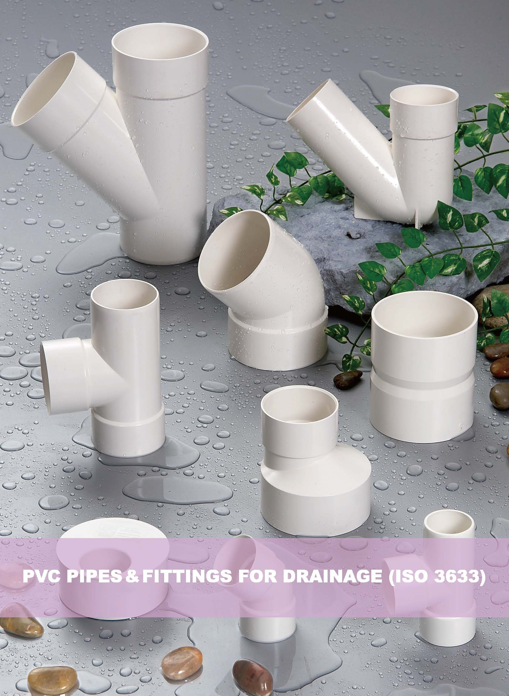 RACCORDS DE DRAINAGE EN PVC POUR ISO3633