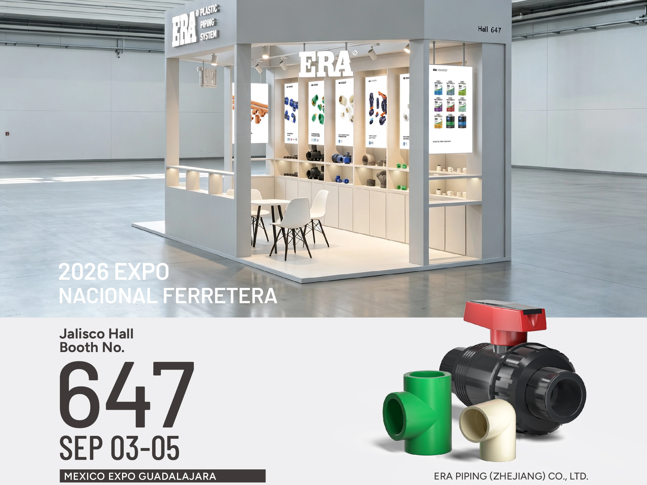 ERA booth 647 Expo Nacional Ferretera 2026 plastic piping system CPVC pipe fittings_2237_1678.png