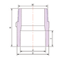 USII015 Accouplement M/F