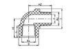  Coude 90° M/F