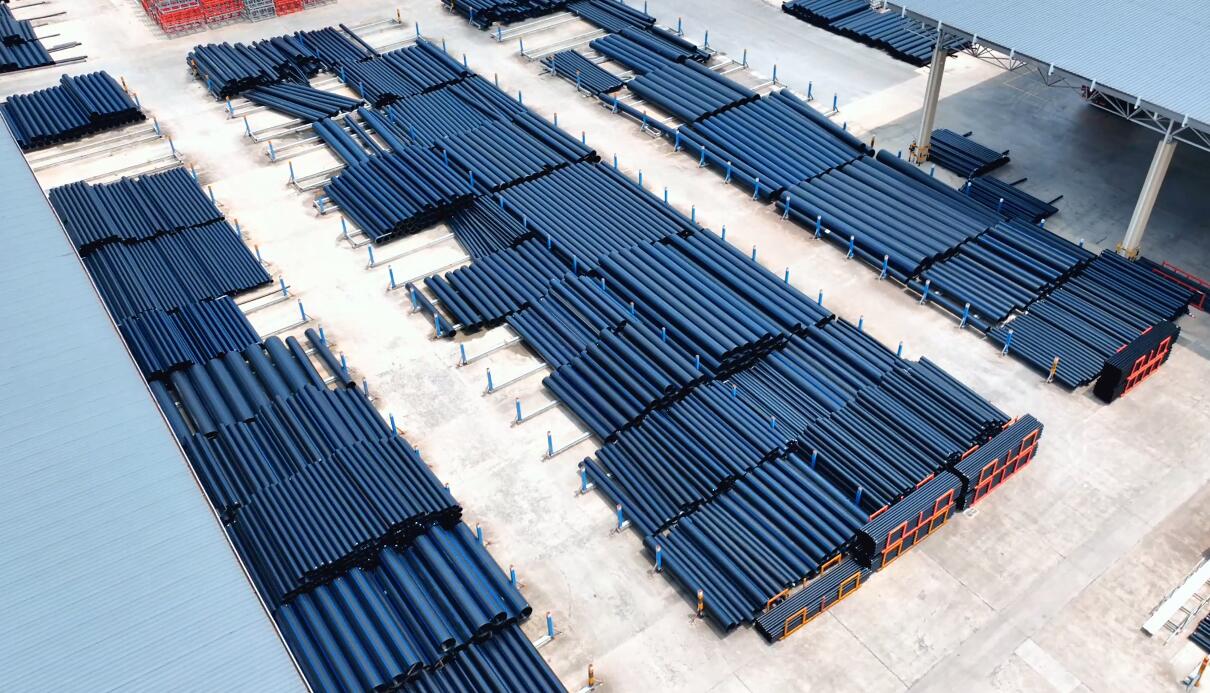 stockage de tuyaux
