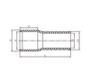 RACCORD DE TUYAU embouti en PVC